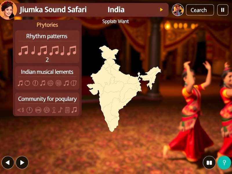 Jhumka Sound Safari regional popularity map in India